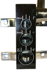 Pipe/Tube Notcher - 1-1/4" Pipe; 1-5/8" Tube Capacity - A1 Tooling