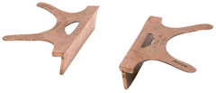 404-4.5, Copper Jaw Caps, 4-1/2" Jaw Width - A1 Tooling