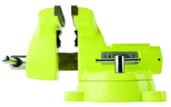 1560, High-Visibility Safety Vise, 6" Jaw Width, 5-3/4" Jaw Opening - A1 Tooling