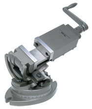3-Axis Precision Tilting Vise 5" Jaw Width, 1-3/4" Depth - A1 Tooling