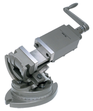 3-Axis Precision Tilting Vise 6" Jaw Width, 1-3/4" Depth - A1 Tooling