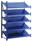 52 x 24 x 78" - Welded Frame Single Tilt Shelving Add-On Unit (Gray) - A1 Tooling