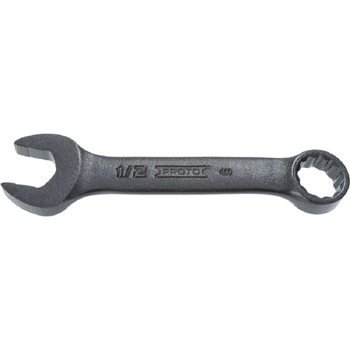 ‎Proto Black Oxide Short Combination Wrench 1/2″ - 12 Point - A1 Tooling