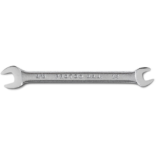 Proto Satin Open-End Wrench - 1/4″ × 5/16″ - A1 Tooling