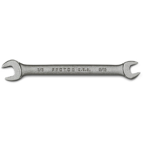 Proto Black Oxide Open-End Wrench - 5/16″ × 3/8″ - A1 Tooling