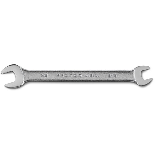 Proto Satin Open-End Wrench - 3/8″ × 5/16″ - A1 Tooling