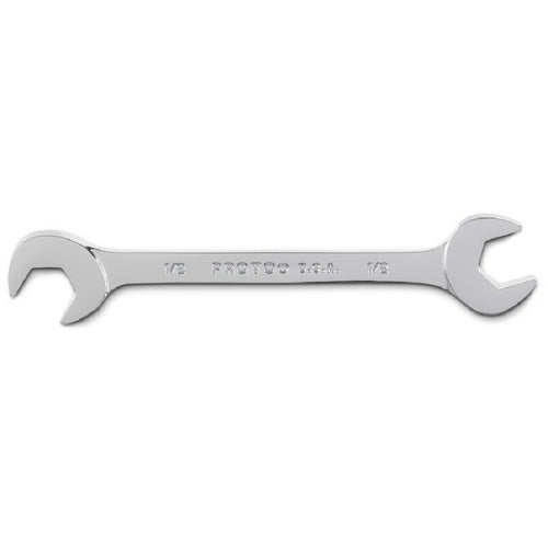 Proto Full Polish Angle Open-End Wrench - 1/2″ - A1 Tooling