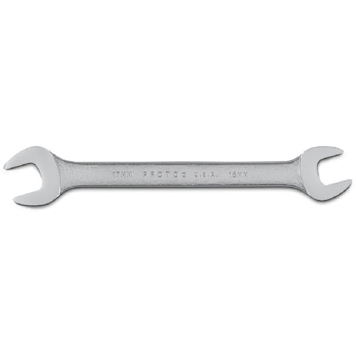 Proto Satin Open-End Wrench - 16 mm × 17 mm - A1 Tooling