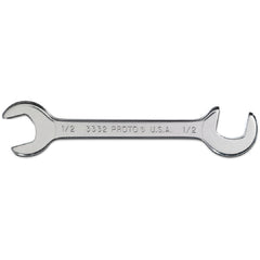 Proto Short Satin Angle Open-End Wrench - 1/2″ - A1 Tooling