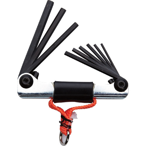 Proto Tether-Ready 9 Piece Folding Hex Key Set - A1 Tooling