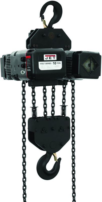 10AEH-34-15, 10-Ton VFD Electric Hoist 3-Phase with 15' Lift - A1 Tooling