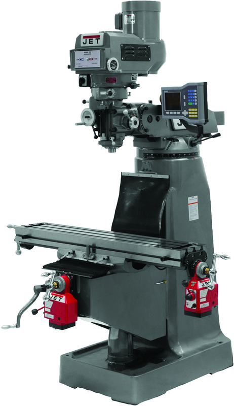 JTM-4VS Mill With X and Y-Axis Powerfeeds - A1 Tooling