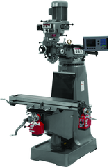 JTM-2 Mill With 3-Axis ACU-RITE 200S DRO (Quill) With X and Y-Axis Powerfeeds - A1 Tooling