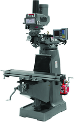 JTM-4VS Mill With 3-Axis ACU-RITE VUE DRO (Knee) With X, Y and Z-Axis Powerfeeds - A1 Tooling