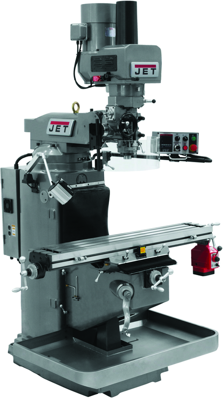 JTM-949EVS Mill With X-Axis Powerfeed and Air Powered Draw Bar - A1 Tooling