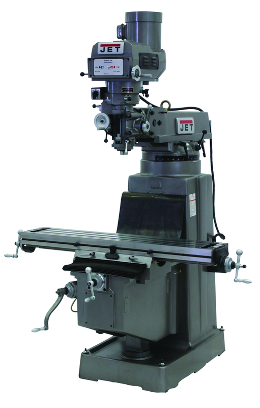 JTM-1050 Mill With 3-Axis Newall DP700 DRO (Quill) - A1 Tooling