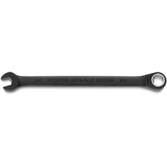 Proto Black Chrome Combination Non-Reversible Ratcheting Wrench 1/4″ - Spline - A1 Tooling