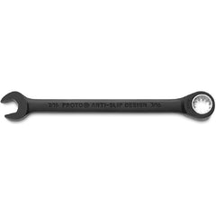 Proto Black Chrome Combination Non-Reversible Ratcheting Wrench 7/16″ - Spline - A1 Tooling