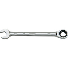 ‎Proto Full Polish Combination Non-Reversible Ratcheting Wrench 9 mm - 12 Point - A1 Tooling