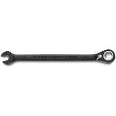 Proto Black Chrome Combination Reversible Ratcheting Wrench 7 mm - Spline - A1 Tooling