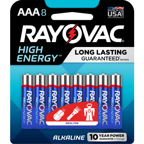 AAA High Energy Alkaline Batt-8Pk - A1 Tooling