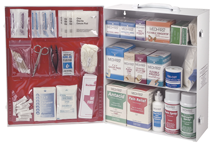 First Aid Kit - 3-Shelf Industrial Cabinet - A1 Tooling