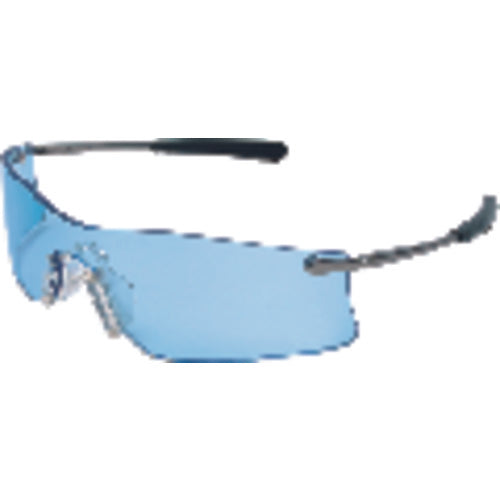 Safety Glasses - Light Blue - Anti-Fog Lens - Metal T4 Style - A1 Tooling