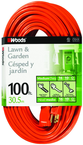 Woods Extension Cord - 100' Medium Duty 1-Outlet (Outdoor Style) - A1 Tooling