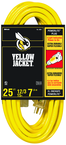 Yellow Jacket Extension Cord - 25' Extra Heavy Duty 1-Outlet (Powerlite) - A1 Tooling