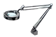 Floating Arm Magnifier Light - 5" Rnd Lens; 3 Diopter - A1 Tooling