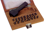 112 Pc. Figure & Letter Stamps Set with Holder - 1/8" - A1 Tooling