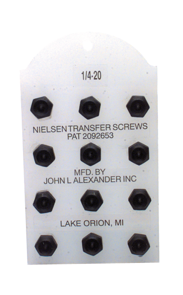 Nielsen Transfer Screw -- 3/8-24 (Set of 12) - A1 Tooling