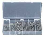 Dowel Pin Assortment - Alloy Steel - 1/16 thru 1/4 Dia - A1 Tooling