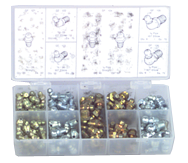 385 Pc. Grease Fitting Assortment - A1 Tooling