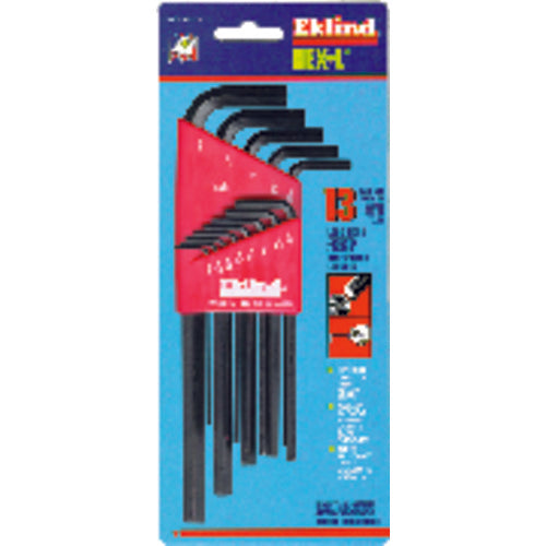 13 Pieces-0.050″-3/8″ Long Arm Style - Hex Key Set - A1 Tooling