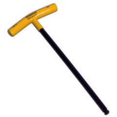 1/4″ T-Handle-10.8″ Arm Length - Ball End Hex Driver - A1 Tooling