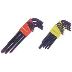 9 Pieces-1.5 mm-10 mm Long Arm Style - Hex Key Set - A1 Tooling