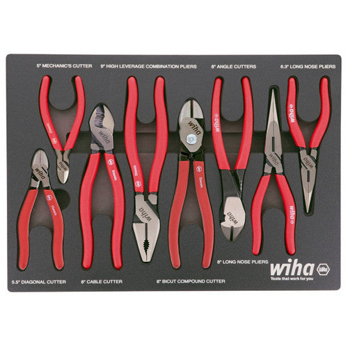 8 PC CL GRIP PLIER SET TRAY - Exact Industrial Supply