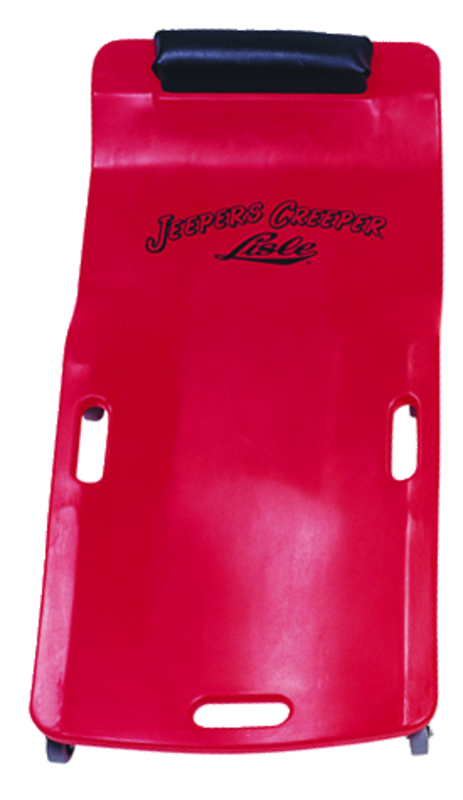 Low Profile Plastic Creeper - Body-fitting Design - Red - A1 Tooling