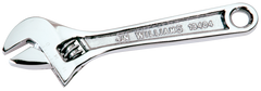 1-1/2'' Opening - 12'' OAL - Chrome Plated Adjustable Wrench - A1 Tooling