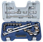 23 Piece - 1/2" Drive - 12 Point - Combination Kit - A1 Tooling