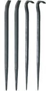 Snap-On/Williams 4 Piece Punch & Roll Bar Set -- #PBS7 16; (2) 18; & 24" Overall Length - A1 Tooling