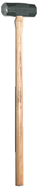 Sledge Hammer -- 10 lb; Hickory Handle; 2-1/2'' Head Diameter - A1 Tooling
