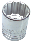 36 x 50.80 - 1/2" Drive - 12 Point - Metric Standard Socket - A1 Tooling