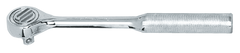 10-1/4" OAL - 1/2'' Drive - Round Head - Reversible Ratchet - Knurled Handle - A1 Tooling