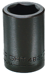 35mm x 57.15mm OAL - 3/4" Drive - 6 Point - Metric Impact Socket - A1 Tooling