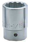 2-3/8 x 3-5/8" - 3/4" Drive - 12 Point - Standard Socket - A1 Tooling