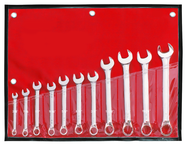 11 Piece - 12 Point - 3/8; 7/16; 1/2; 9/16; 5/8; 11/16; 3/4; 13/16; 7/8; 15/16 & 1" - Combination Wrench Set - A1 Tooling