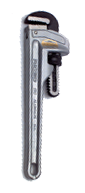 3" Pipe Capacity - 24" OAL - Aluminum Pipe Wrench - A1 Tooling