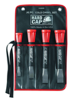 4 Piece Hardcap Cold Chisel Set - A1 Tooling